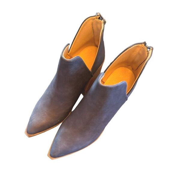 Kathemoi Blue Ankle Boots Women's 5.5‎ NWB - Picture 2 of 4